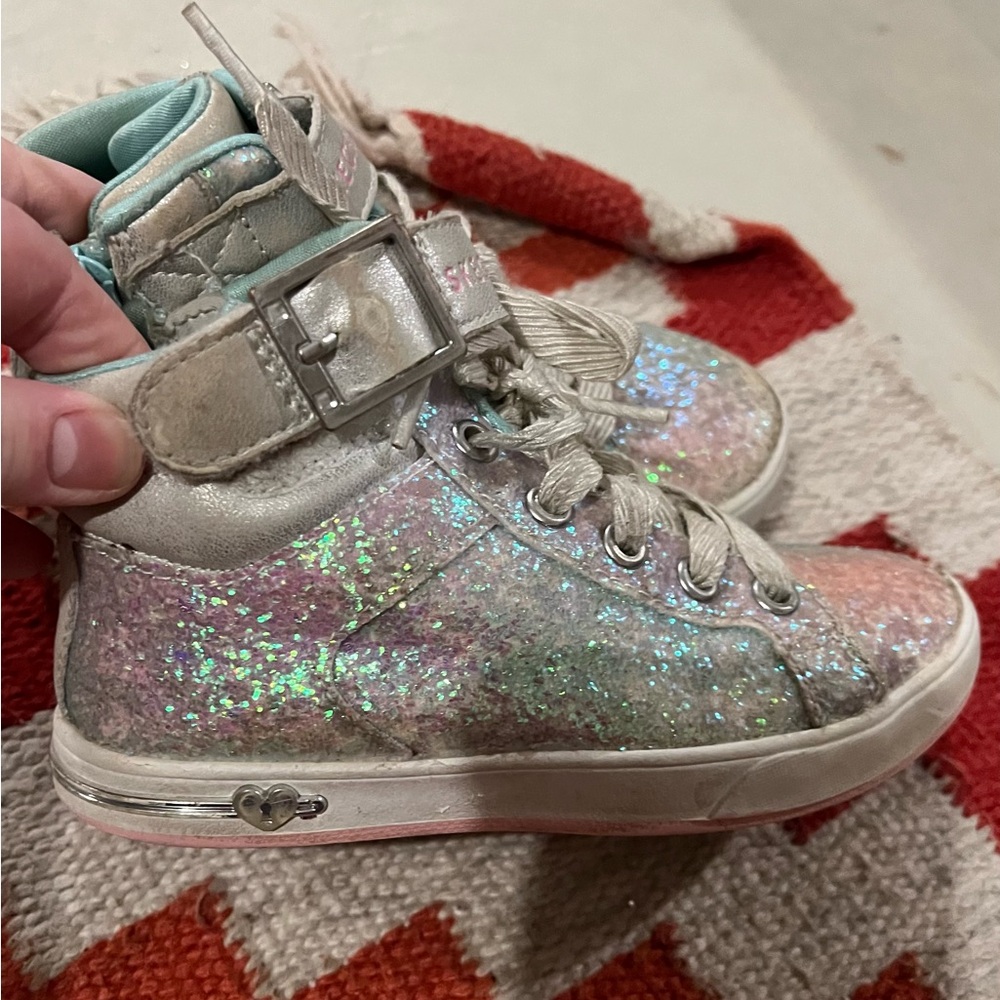 Glittery Kids Sneakers